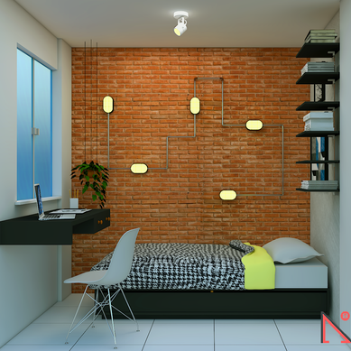 Quarto masculino jovem