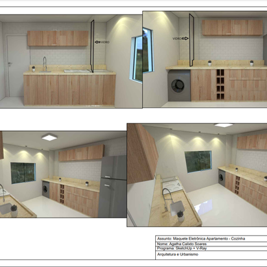 Projeto cozinha apartamento