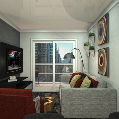 Projeto de sala moderna