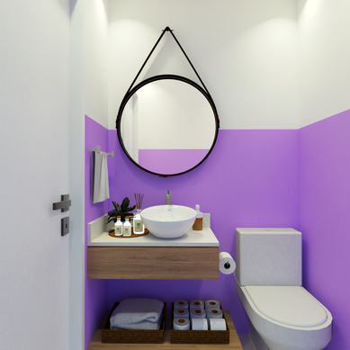 Lavabo roxo