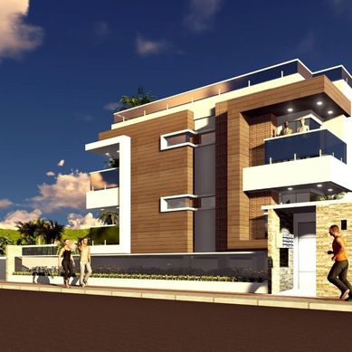 EDIFÍCIO RESIDENCIAL- STÚDIOS E  APTOS DE SUÍTE 2  DO-RESIDENCIAL SONETO-CÓRREGO GRANDE-FLORIANÓPOLIS/SC-