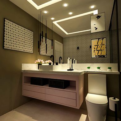 BANHEIRO COM JEITINHO DE LAVABO