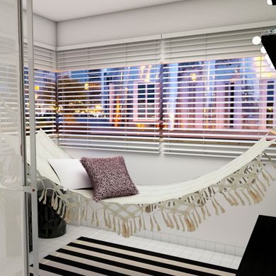 SALA DE ESTAR E VARANDA