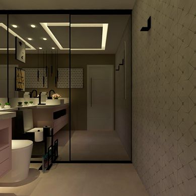 BANHEIRO COM JEITINHO DE LAVABO