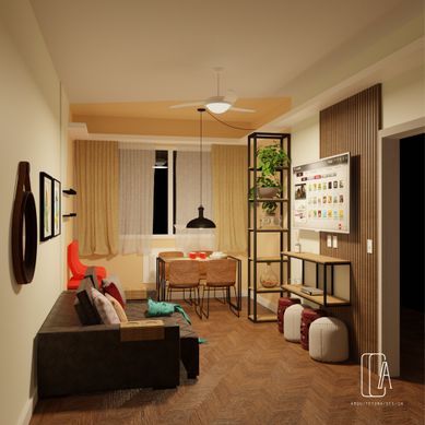 Arquitetura de Interiores_sala integrada