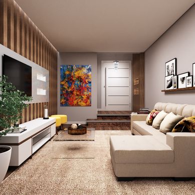 Sala de estar e TV