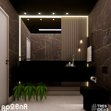 Lavabo black
