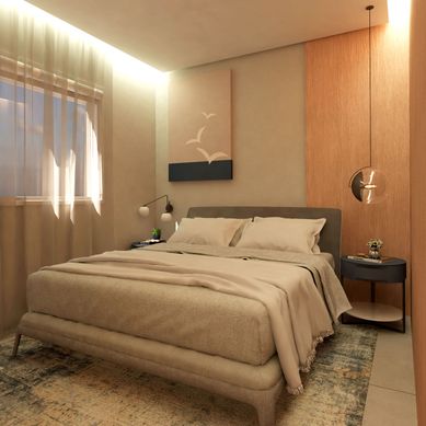 Quarto do Apartamento Crema