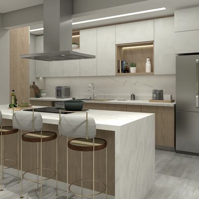 Cozinha do Apartamento Revoada