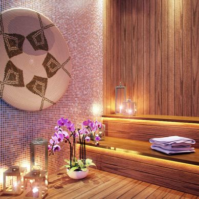 Proposta em 3D para Sauna Seca