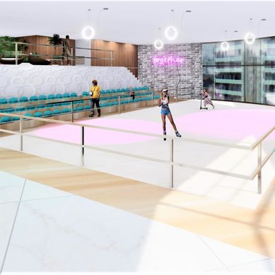 Pista de patinação Open Mall