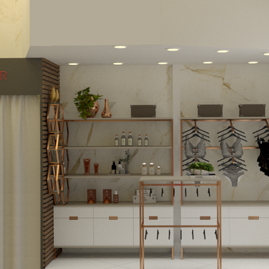 Projeto de loja de shopping