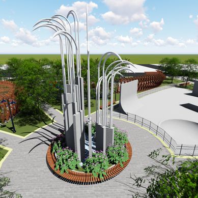 Escultura para praça