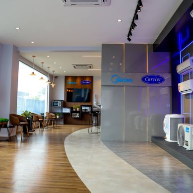 Showroom de Fabrica Midea Carrier