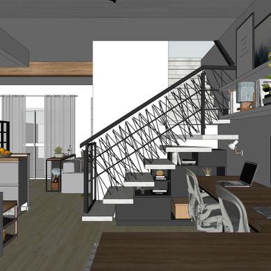 Projeto de Arquitetura de interiores - sobrado