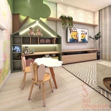 Sala de Tv e Brinquedoteca