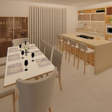Cozinha conceito aberto