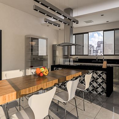 Projeto Cozinha Integrada Apartamento