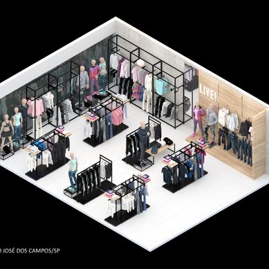 Loja de interior comercial