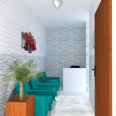 Sala de espera - Consultório odontológico