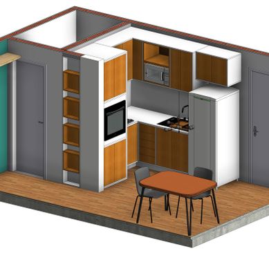 Projeto Cozinha Kitnet