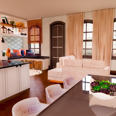 Sala de Jantar Casa Água