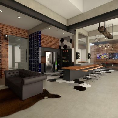 Decoração de interiores de residência
