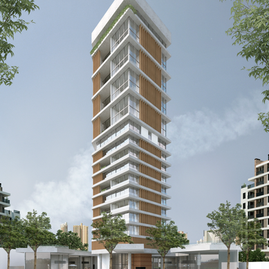 Edifício residencial e centro comercial Aura - Mall
