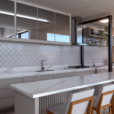 Projeto de Interiores - Cozinha planejada