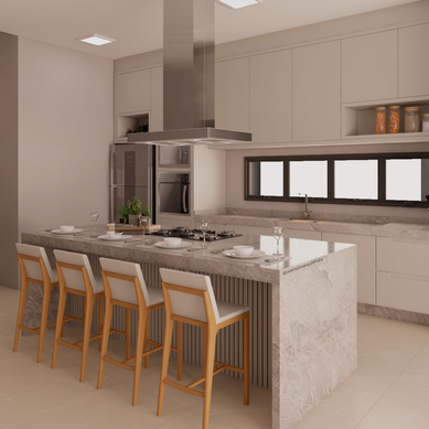 Projeto de Interiores - Cozinha Planejada