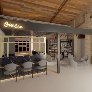 Projeto Arquitetônico e de Interiores - Adega Comercial 