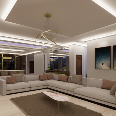 Sala de estar residencial