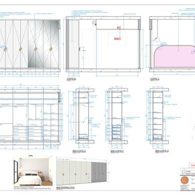 Detalhamento Suíte Master Minimalista