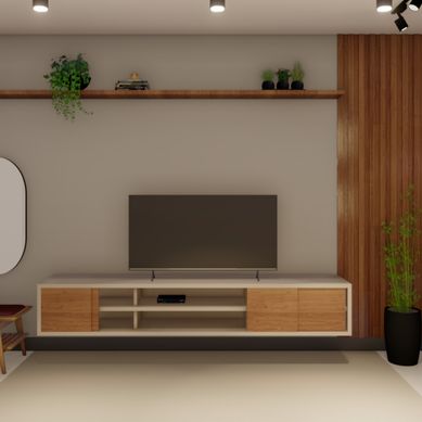 Projeto de Reforma sala de estar e tv 