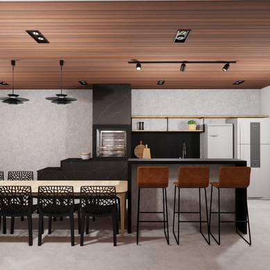 Área Gourmet residencial