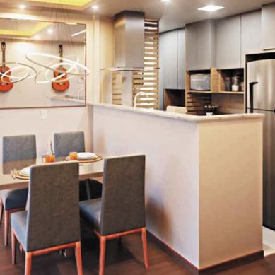 Reforma Residencial 01 - Cozinha e Sala de Jantar
