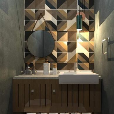 Projeto de interiores - Lavabo