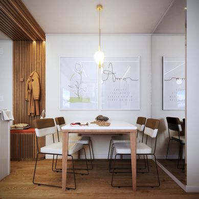 Sala de jantar - Apto 44m²