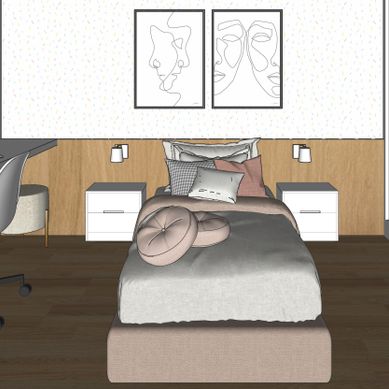 Projeto para quarto adolescente