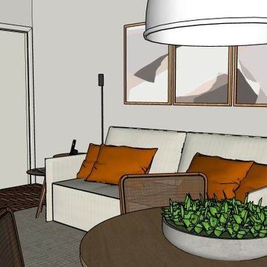 Projeto sala de estar/ jantar