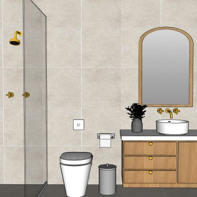 Projeto banheiro residencial