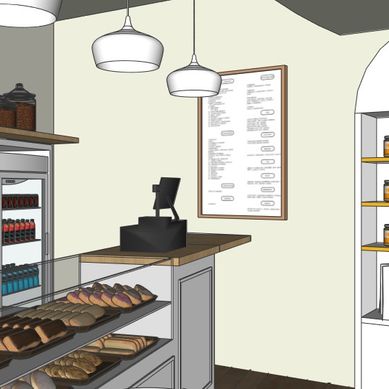 Projeto comercial para loja de doce