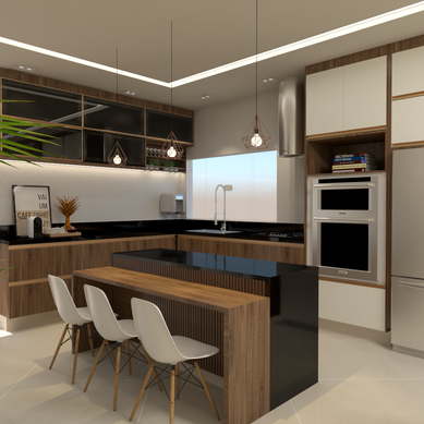 Cozinha integrada 