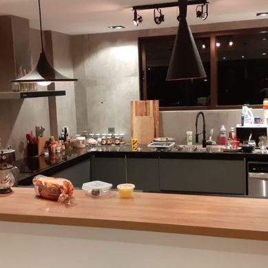 Cozinha ampla e integrada
