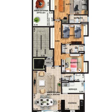 Planta Humanizada Residencial A|T