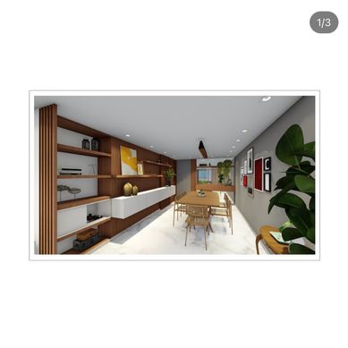 Sala de Jantar Linear