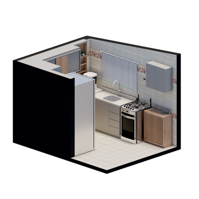 Projeto de cozinha planejada