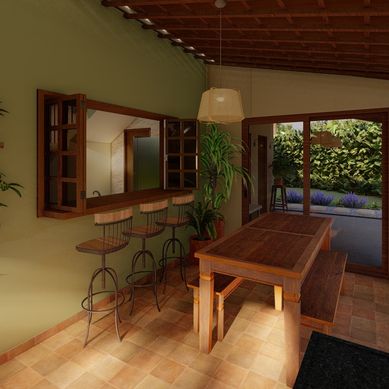 Área de Lazer da Barn House