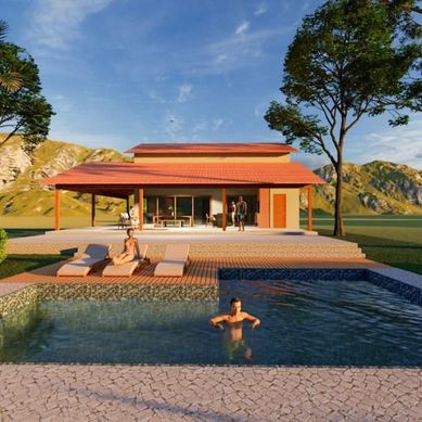Projeto para casa de campo