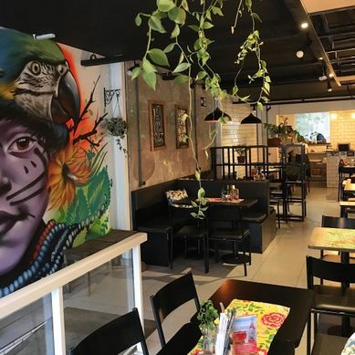 Projeto de Interiores comercial: Restaurante Greengo